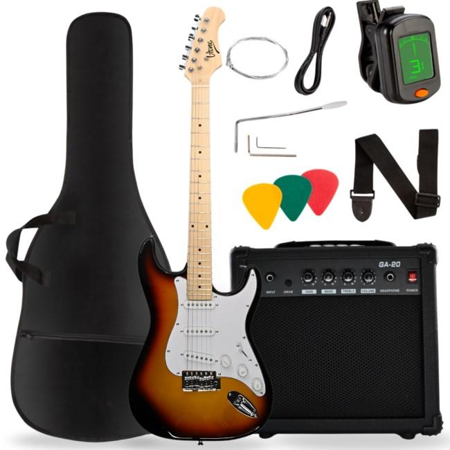 Elektrisk guitar sæt 4/4 - V-TONE EGA 39 SB stratocaster-stil
