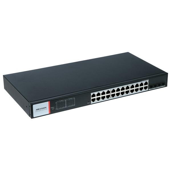 Hikvision DS-3T1528HP-SI-24P4F netværksswitch - uden strømforsyning