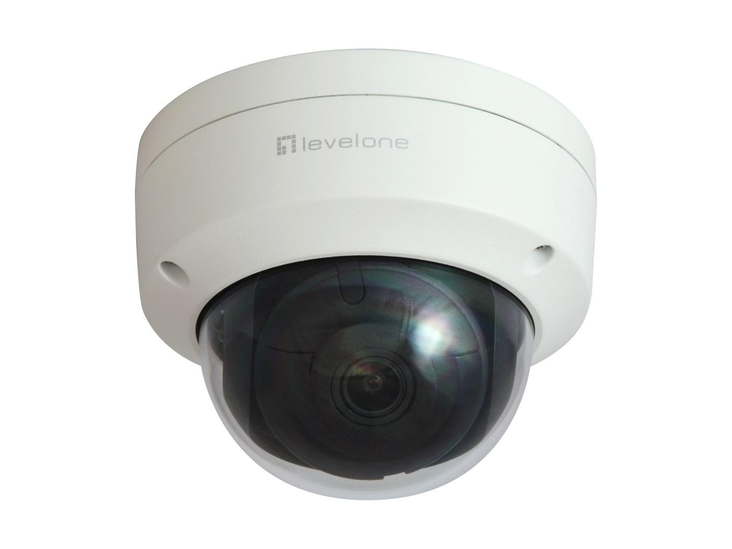 LevelOne GEMINI fast dome IP-kamera 4 MP H.265 PoE IP67 IK10 - inde/ude med IR