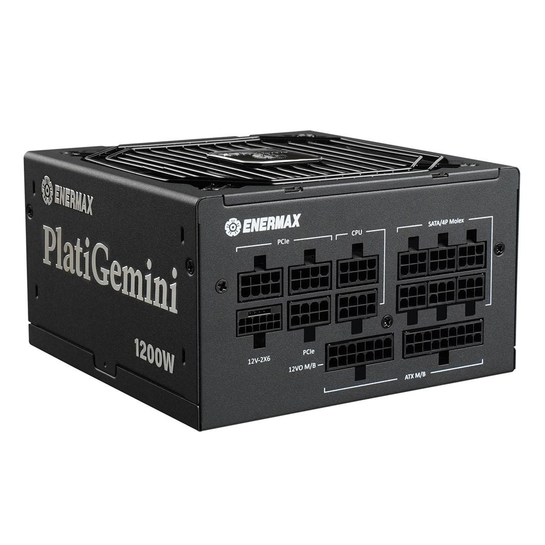 Enermax PlatiGemini EGN1200P ATX strømforsyning - 1200 W, fuldt modulær, sort billede