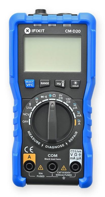 iFixit CM-D20 digitalt multimeter - CAT III 500 V (IF145-035-8)
