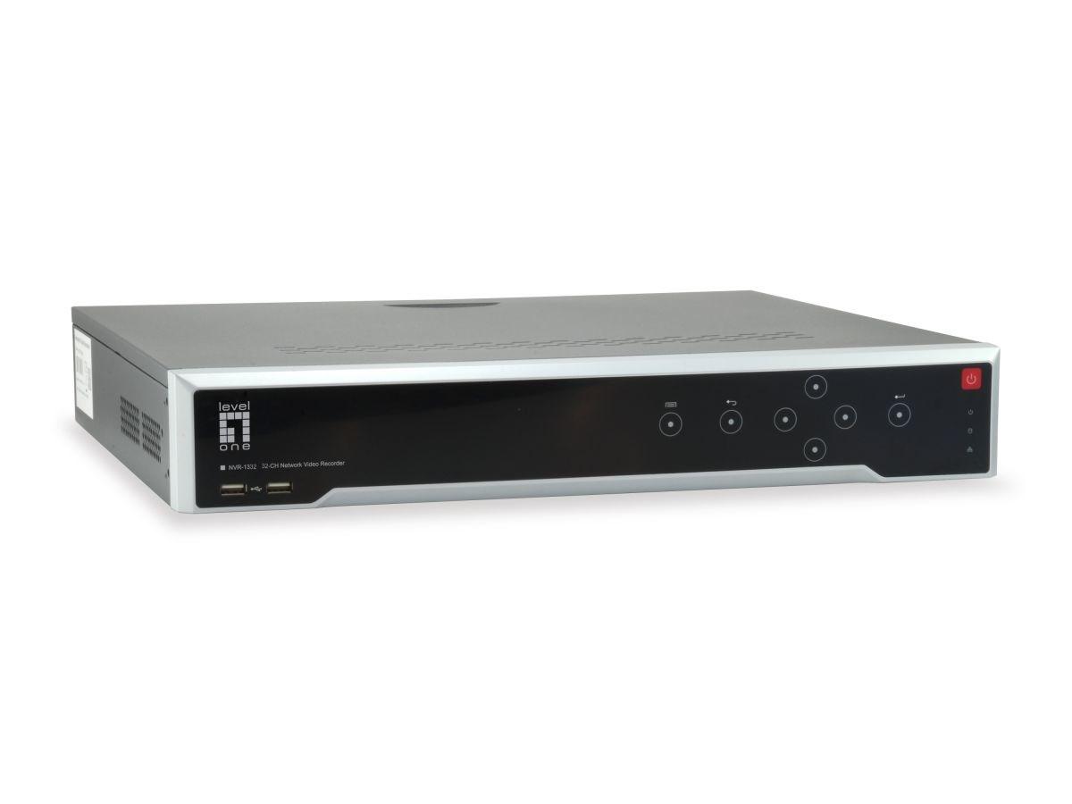 LevelOne NVR-1332 4-bay netværksoptager (NVR) - H.265, 32 kanaler billede