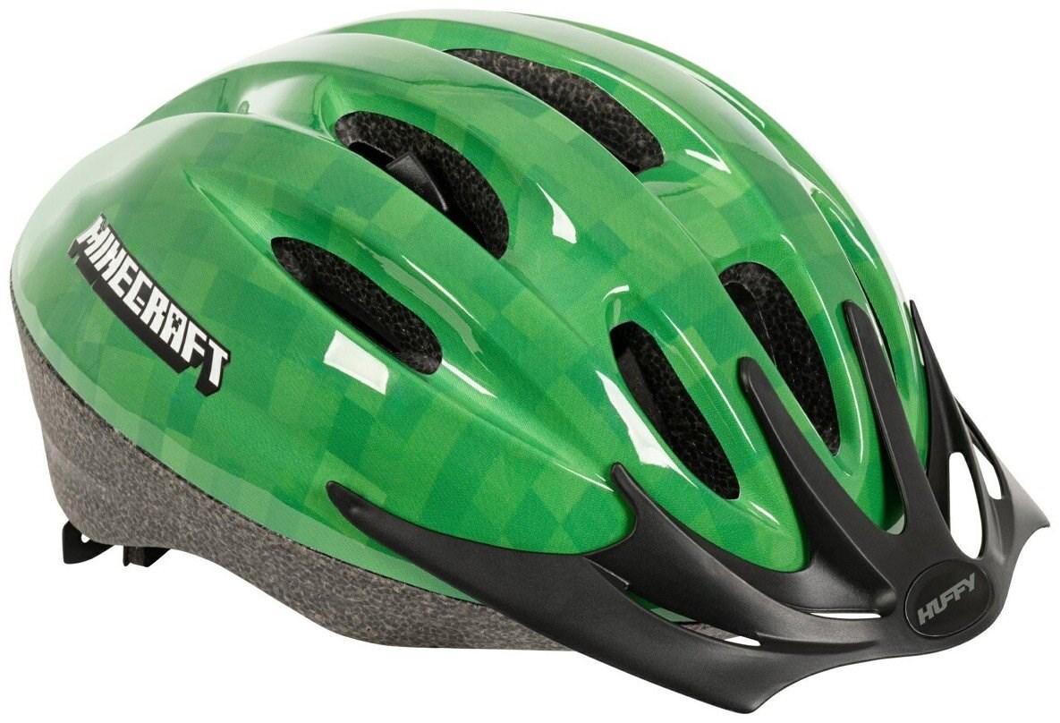 HUFFY Minecraft cykelhjelm til børn - str. M 53-58 cm, grøn