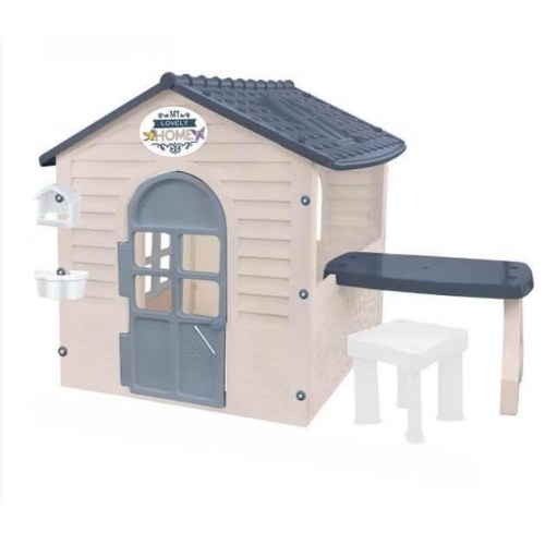 Legehus til haven med bord - Mochtoys Garden House