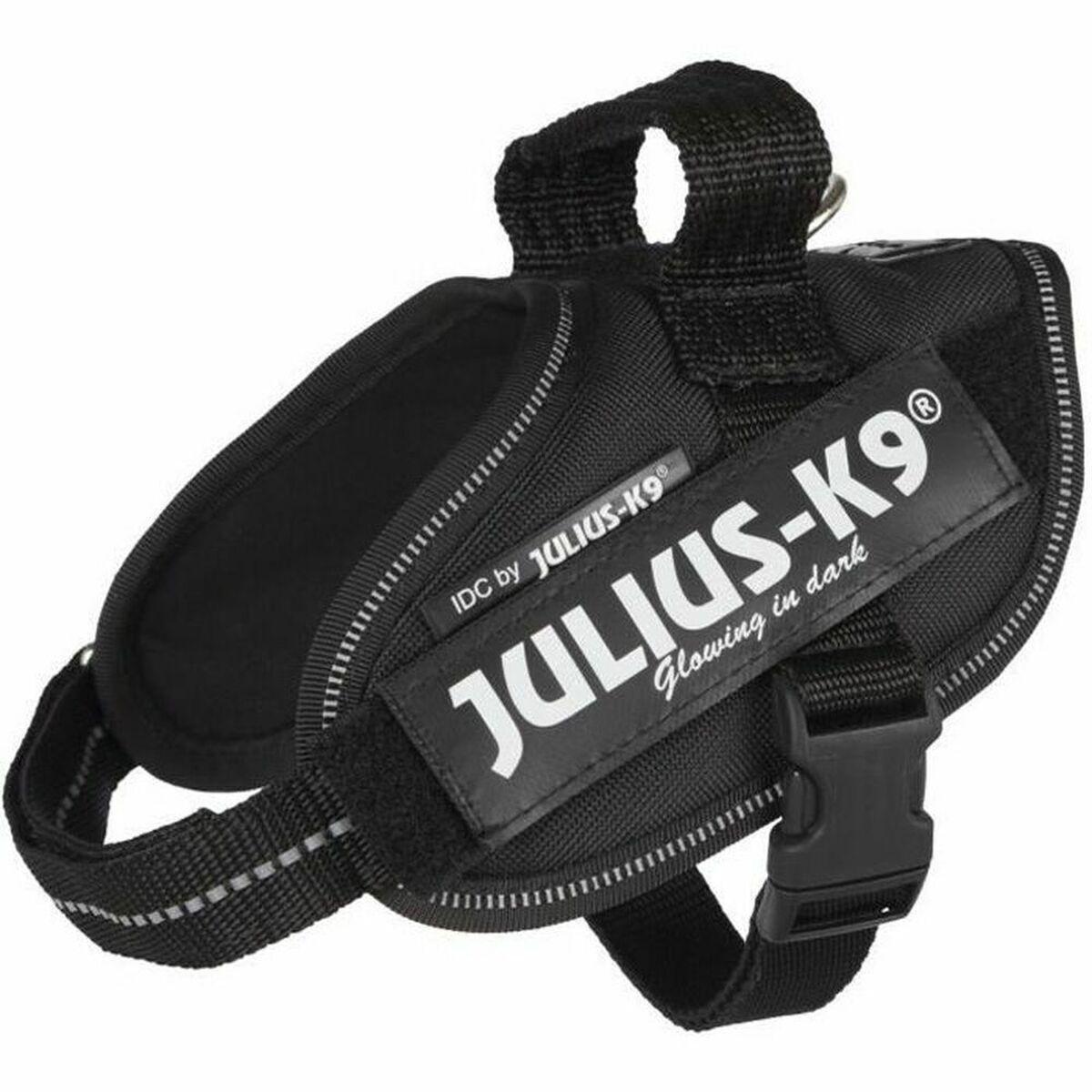 Julius K9 IDC hundesele - sort nylon billede
