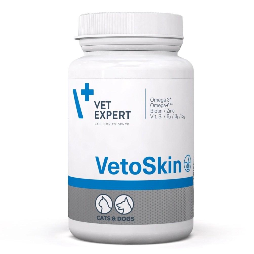 VetExpert VetoSkin - kosttilskud til hunde og katte, 90 tabletter