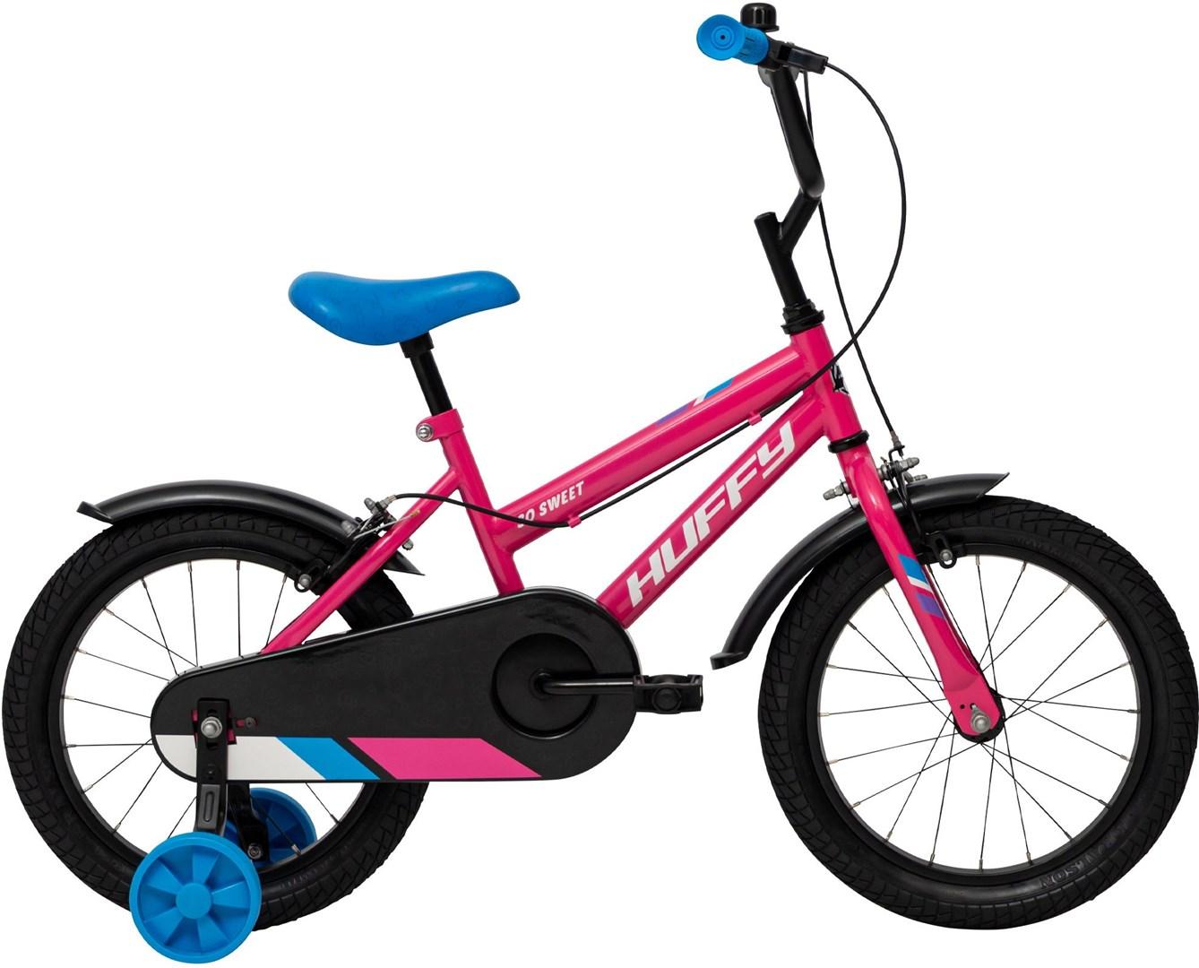 HUFFY So Sweet 16" børnecykel - pink, støttehjul og fælgbremser