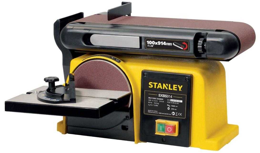 Stanley SXBS914E bånd- og skivesliber - stationær slibemaskine