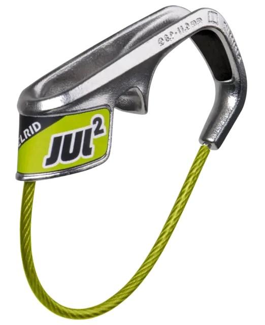 Edelrid JUL 2 - rørformet sikringsbremse i stål, lime