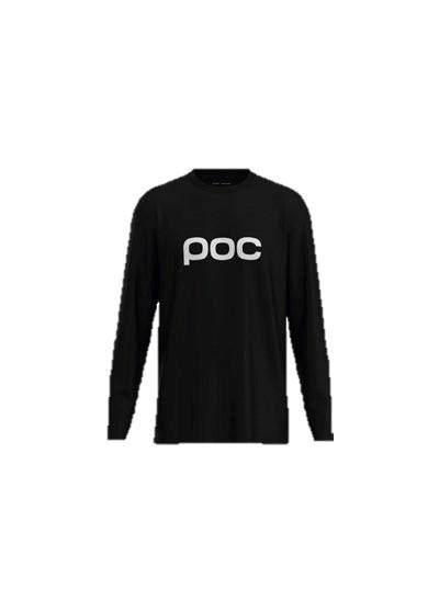 POC L/S T-shirt med lange ærmer - sort, XL