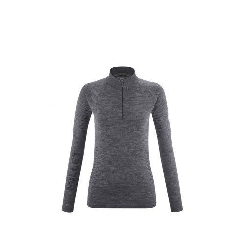 Millet W Drynamic Warm zip-trøje - grafit, L/XL