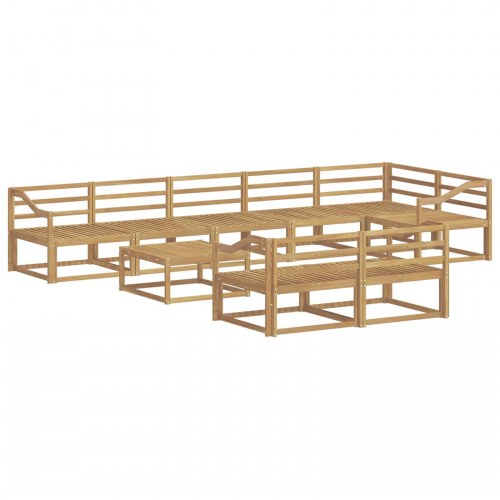 Udendørs sofagruppe 9 stk Hvid 79 x 79 x 37 cm