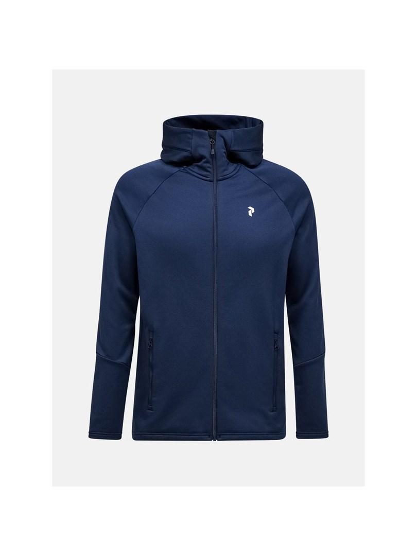 Peak Performance Rider Essentials Zip Hood - marineblå, str. M