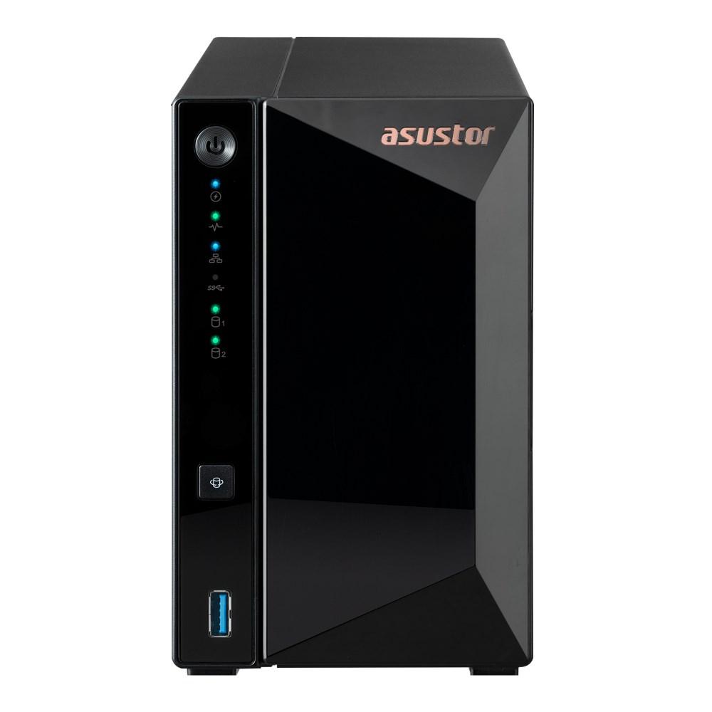ASUSTOR Drivestor 2 Pro Gen2 AS3302T v2 NAS - Realtek RTD1619B, 2 GB DDR4, sort