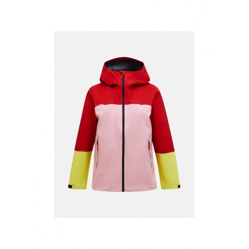 Peak Performance W Trail Hipe 2.5L skaljakke - rød/pink, M