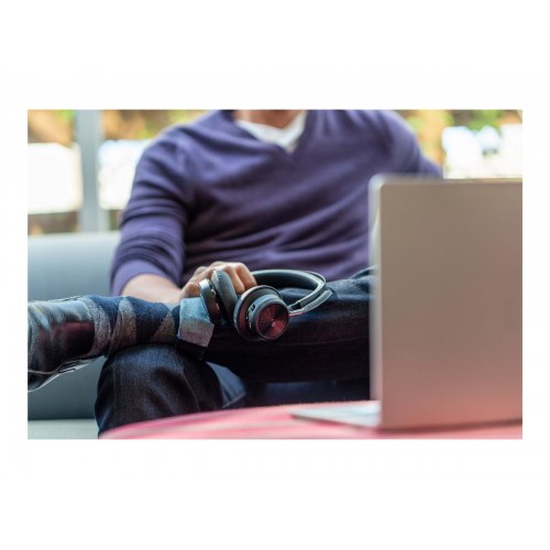 Poly Voyager Focus 2-M trådløst headset - sort (USB-C, Microsoft Teams)
