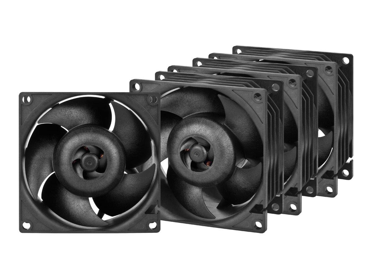 ARCTIC S8038-7K 80 mm PWM blæser - 4-pack, sort