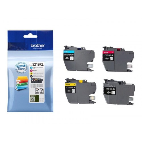 Brother LC3219XL Value Pack - sort, cyan, magenta, gul - 4-pak - op til 3.000 sider