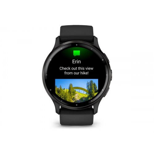 Garmin Venu 3 45 mm - sort smartwatch med AMOLED