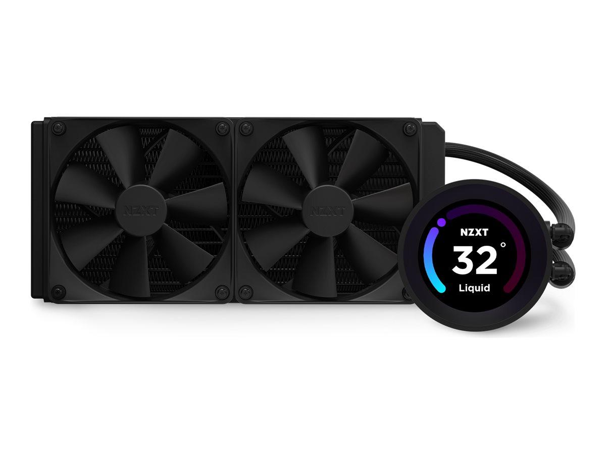 NZXT Kraken Elite 240 CPU-vandkøler med LCD - mat sort, 120 mm