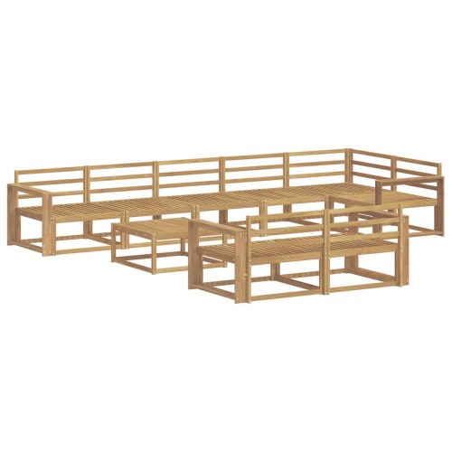 Udendørs sofagruppe 9 stk Hvid 79 x 79 x 37 cm