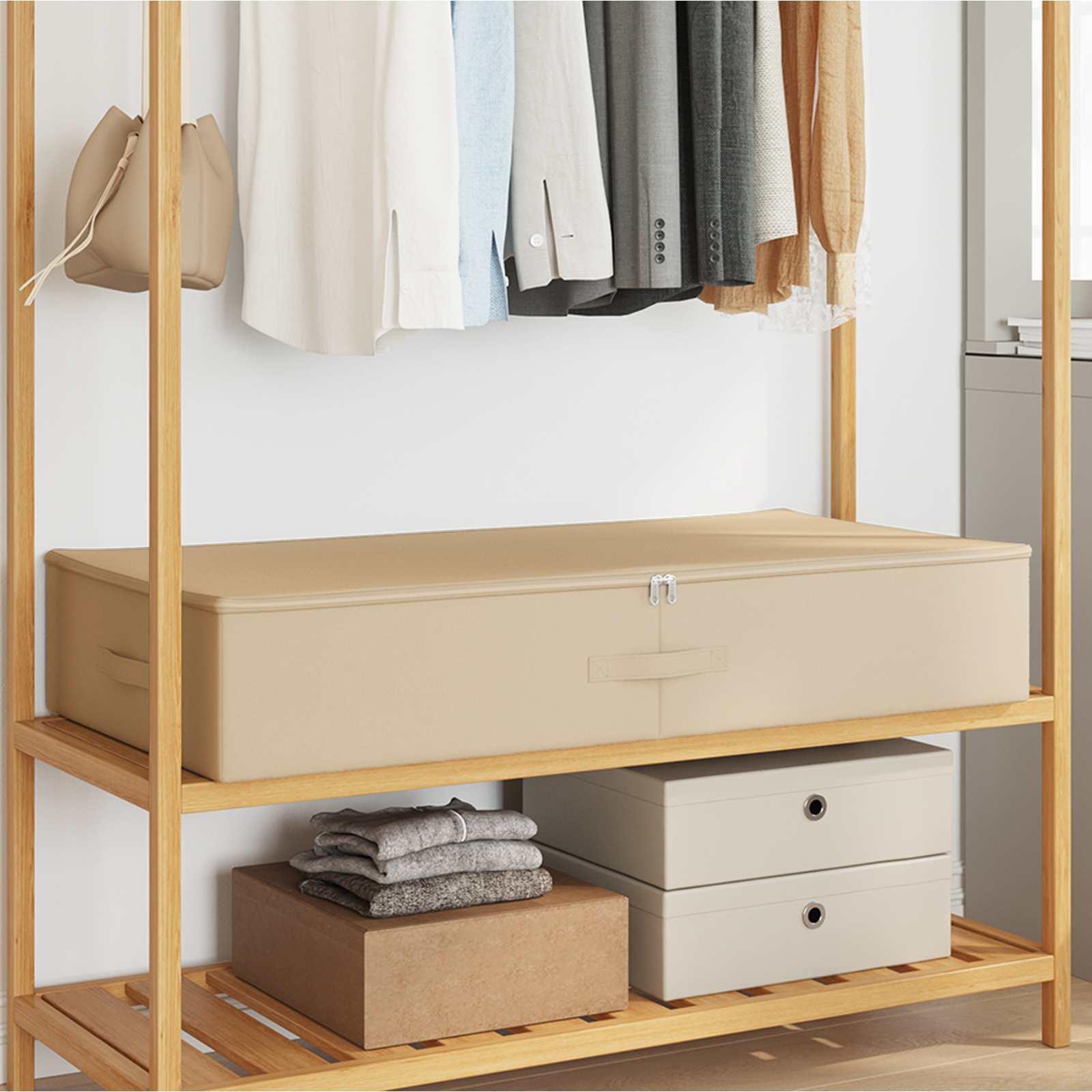 Opbevaringskasse 6 stk Cremefarvet 90 x 48 x 15 cm