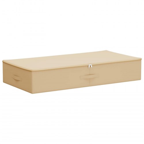 Opbevaringskasse Cremefarvet 90 x 48 x 15 cm Ikke-vævet stof