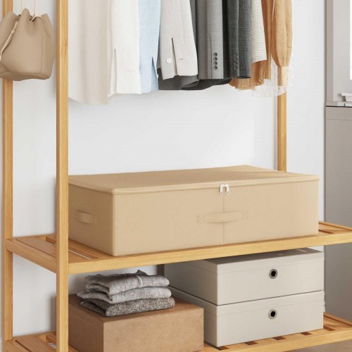 Opbevaringskasse 24 stk Cremefarvet 70 x 40 x 18 cm