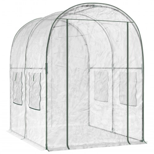 Drivhus med ramme 160 x 200 x 192,5 cm PVC Transparent