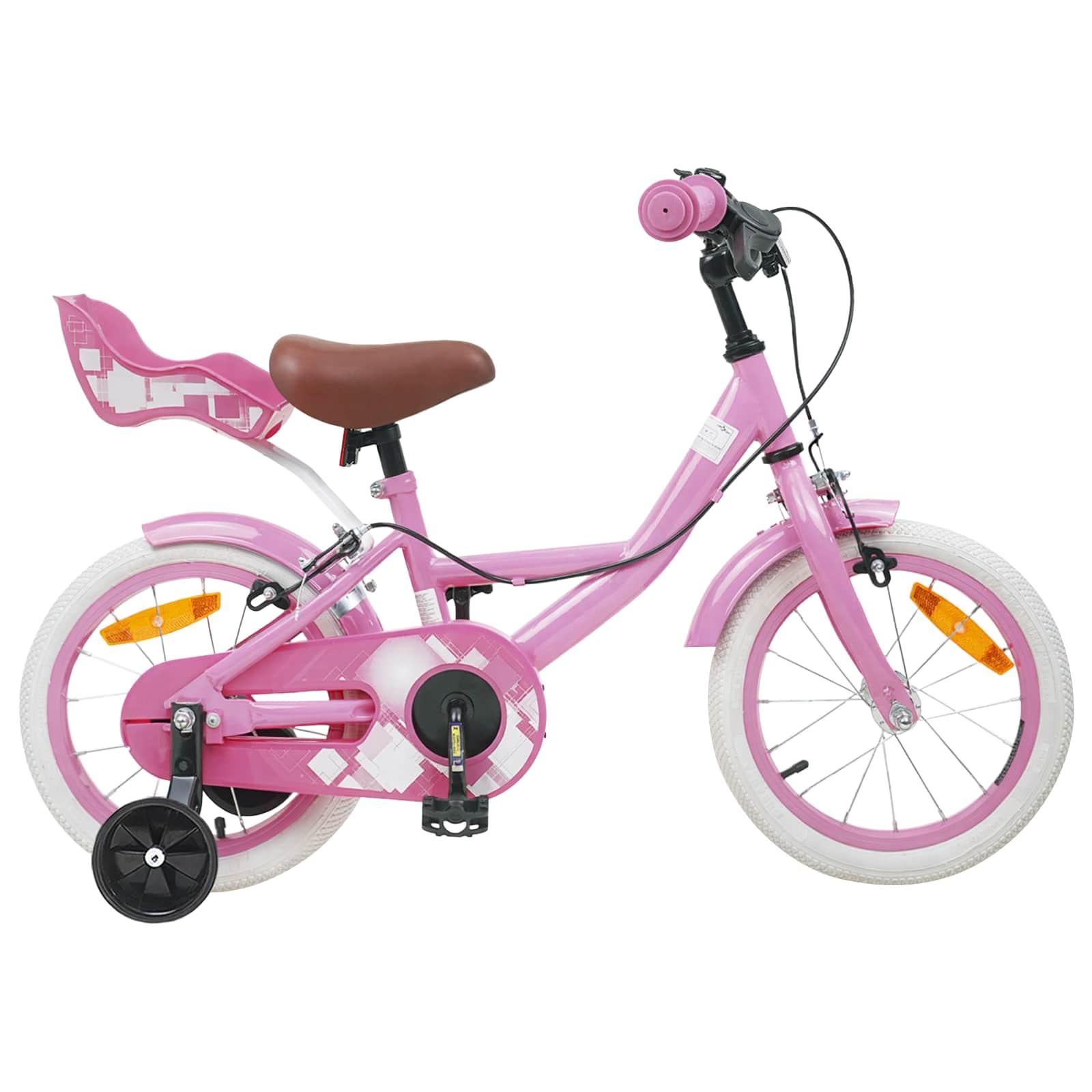 Børnecykel 14 tommer anbefalet til 3-5 år gammel Lys pink