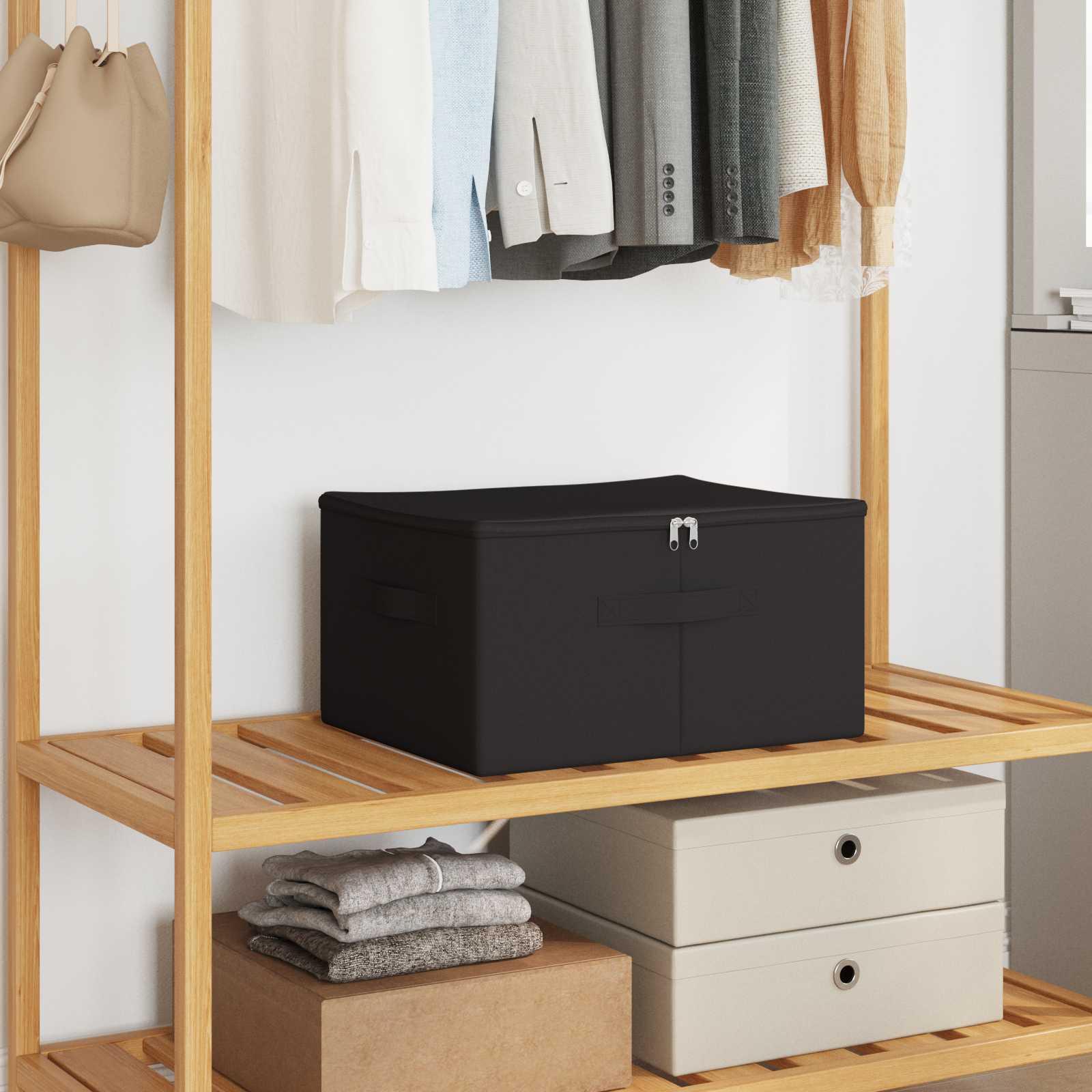 Opbevaringskasse 24 stk Antracit 43 x 34 x 23 cm