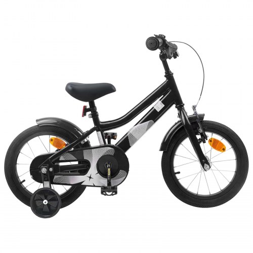 Børnecykel 12 tommer til 2-4 år gamle Sort