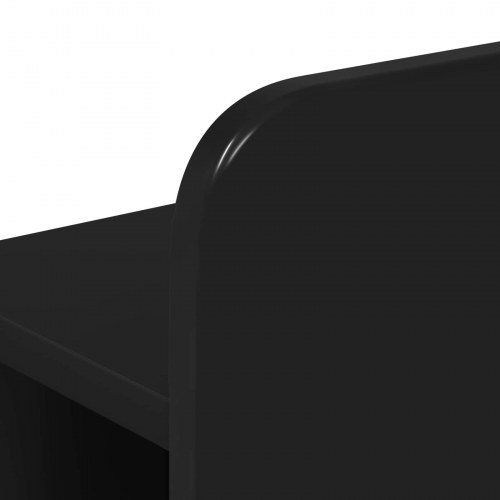 Sengestel med opbevaring - sort 90 x 190 cm