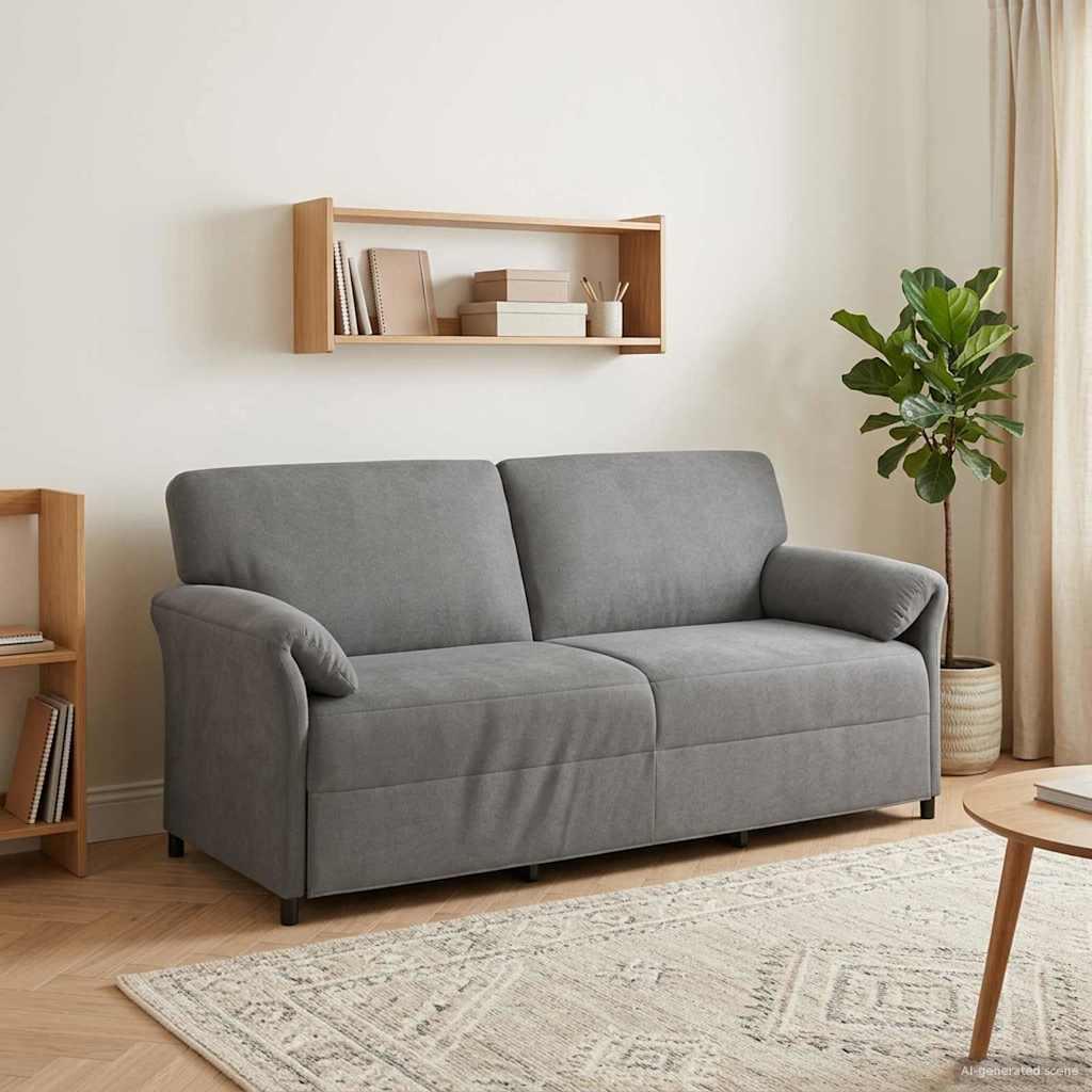 3-personers sofa Mørkegrå 198 x 83 x 95 cm Fløjl