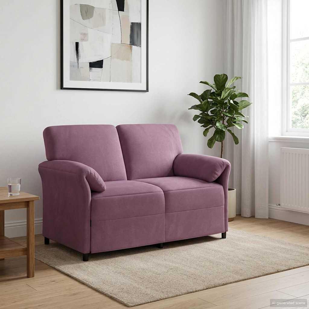 2-personers sofa Lilla 138 x 83 x 95 cm Fløjl