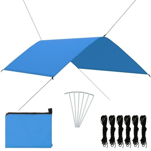 Campingpresenning 3 x 2 m - blå
