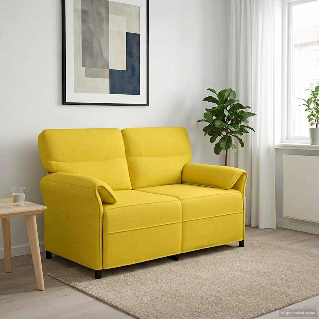 Sofa 100% polyester metalramme MDF, Krydsfinér