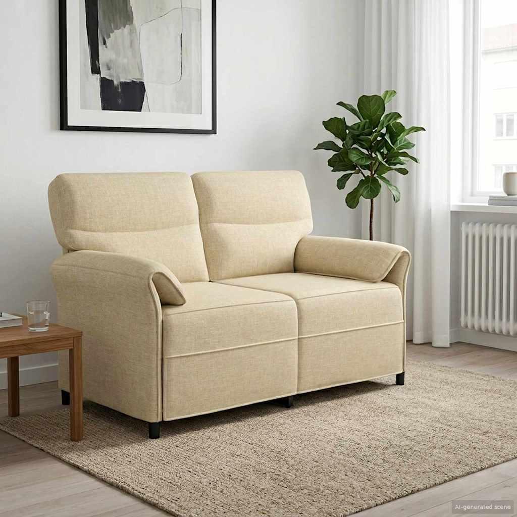 Sofa 100% polyester metalramme MDF, Krydsfinér