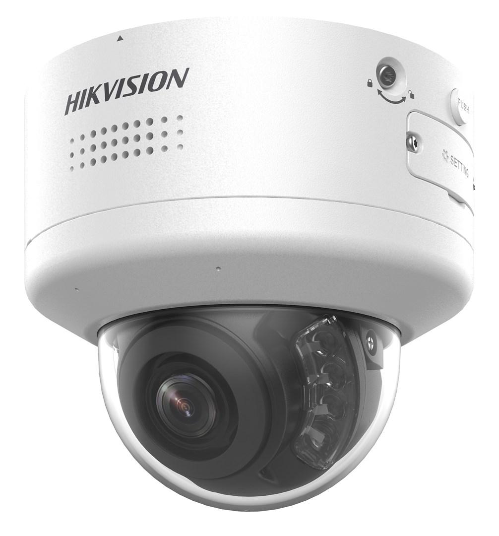 Hikvision Pro Series AcuSense DS-2CD2746G2H-IPTRZS2U/SL 2,8-12 mm dome IP-kamera - udendørs, loft/væg, 4 MP