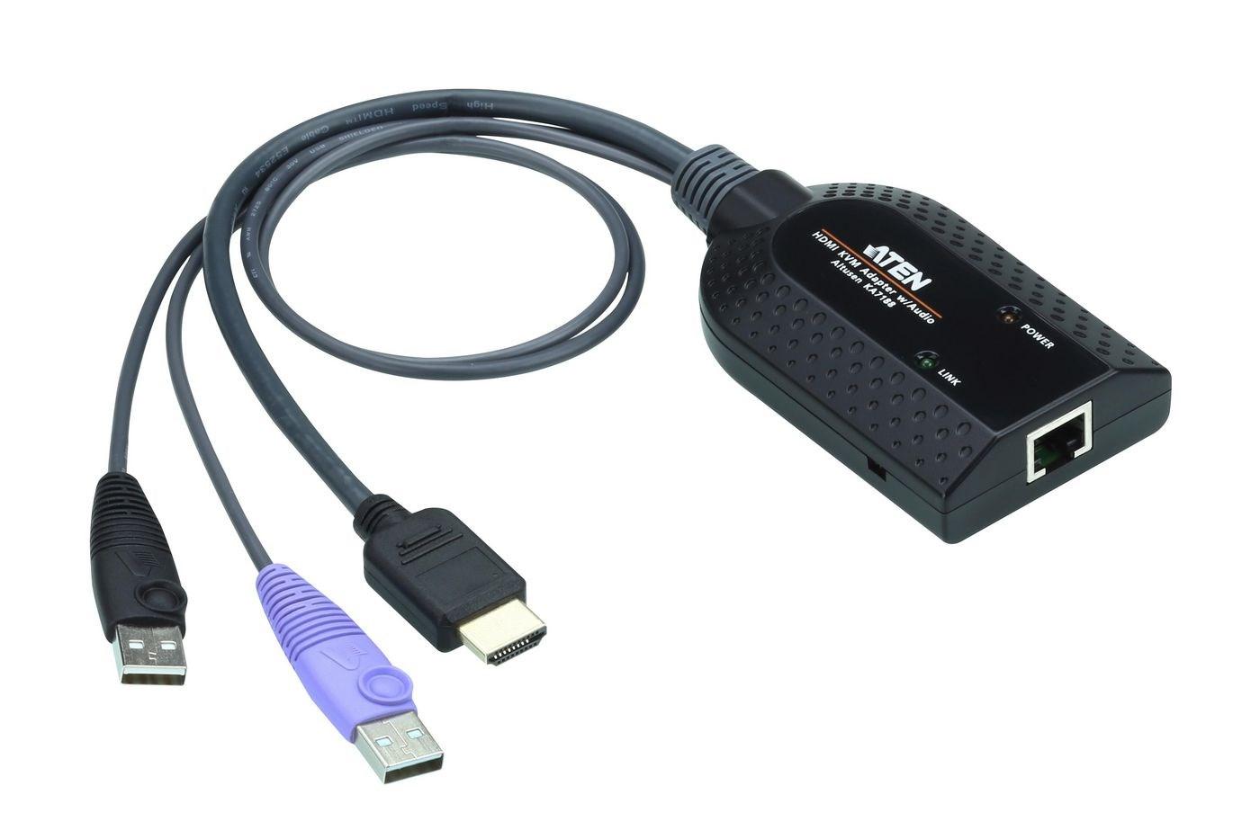 ATEN KA7188 USB til HDMI Virtual Media KVM adapterkabel billede