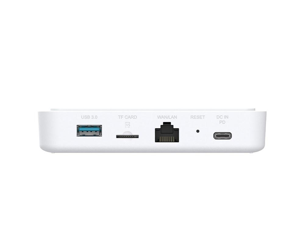 D-Link AX3000 Wi‑Fi 6 rejserouter - hvid billede