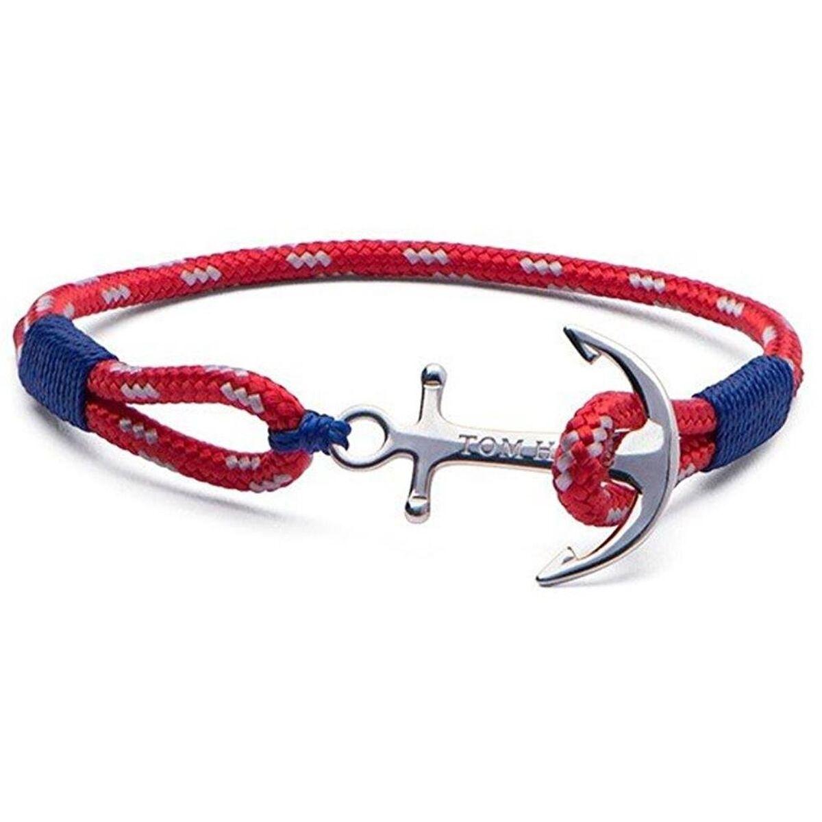 Tom Hope TM00 unisex armbånd - rød/blå, 18 cm
