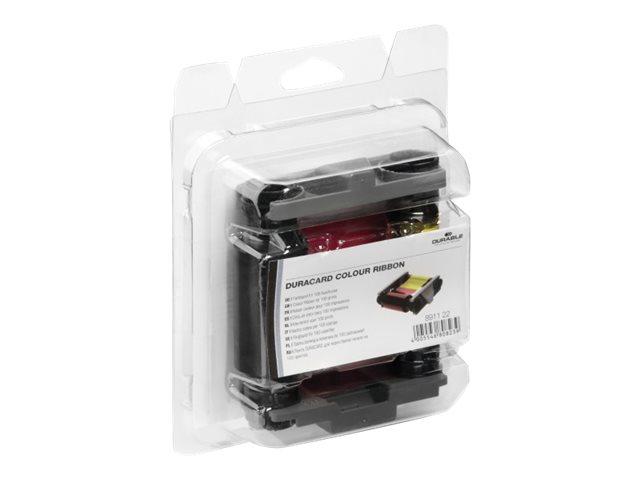 DURABLE DURACARD YMCKO farvebånd/kortsæt - til DURACARD ID 300, op til 100 kort billede