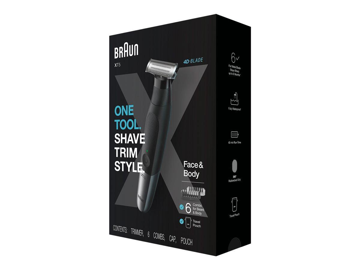 Braun Series X XT5200 trimmer - metalgrå/sort billede