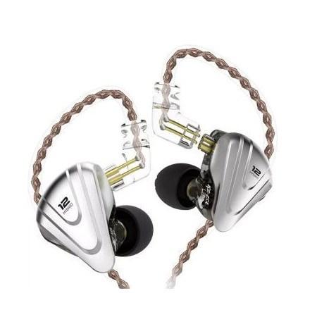 KZ ZAR uden mikrofon - in-ear høretelefoner, sølv