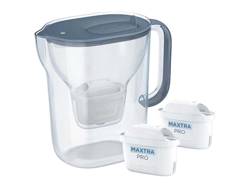 Dzbanek filtrujacy Brita Style Essential+2 wklady MaxtraPro PP (2 4l; ciemnoniebieski)