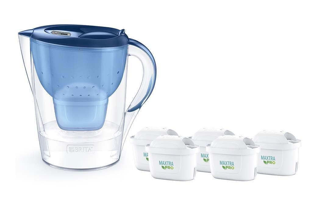 BRITA Marella XL vandfilterkande 3,5 l - blå + 5 Maxtra Pro PP filtre billede