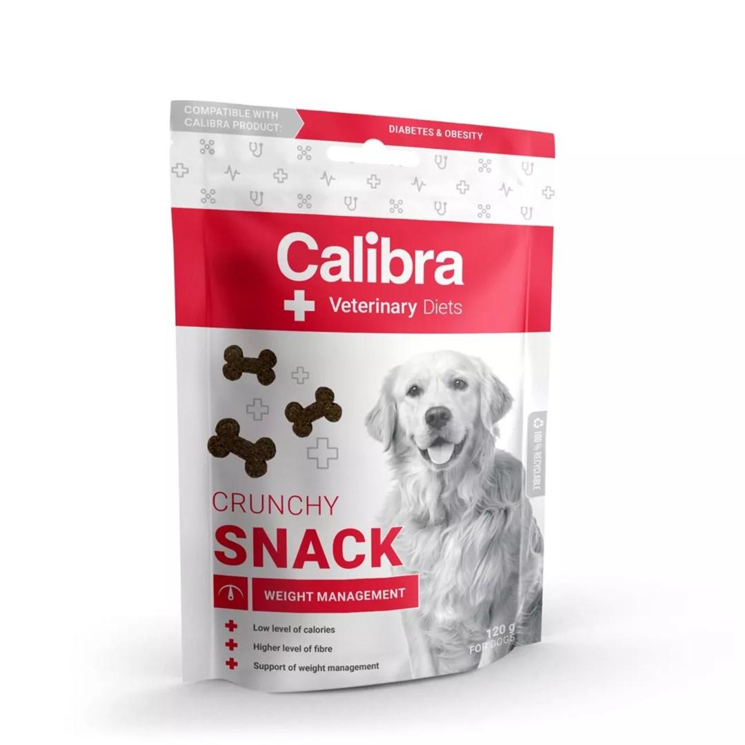 Calibra Veterinary Diets Crunchy Snack - Weight Management hundegodbid, 120 g