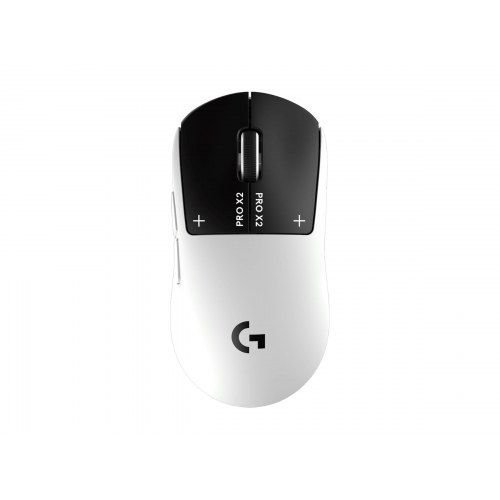 Logitech G Pro X2 Superstrike - trådløs gamingmus, sort/hvid