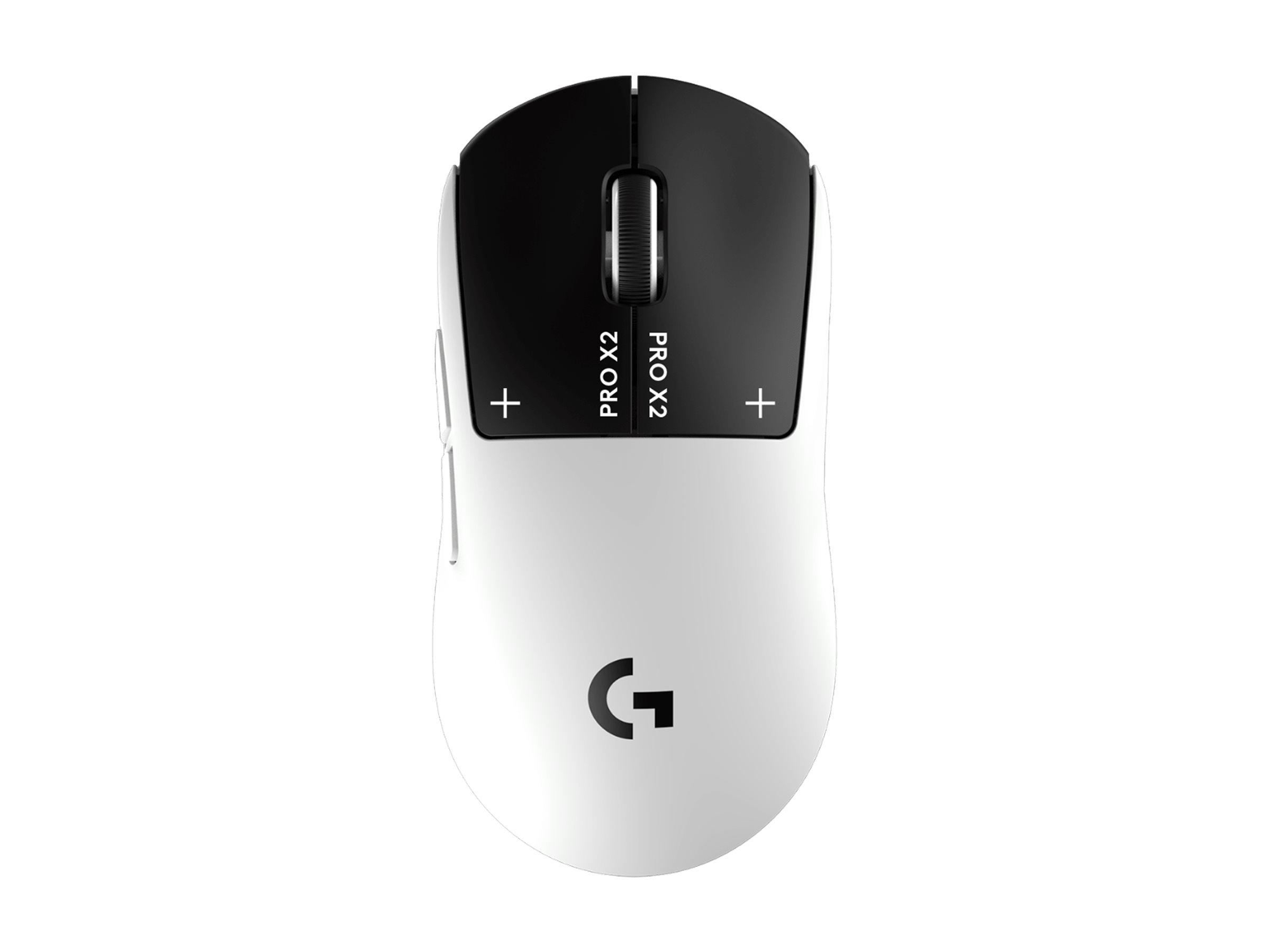 Logitech G Pro X2 Superstrike - trådløs gamingmus, sort/hvid